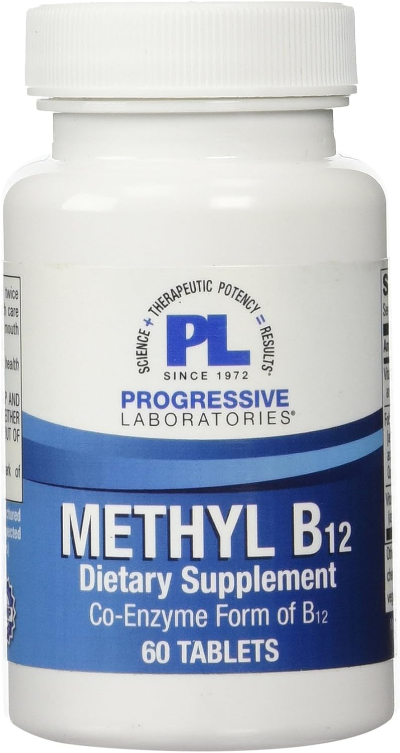 Progressive Labs Methyl B12 Supplement - 60 Tablets - görsel 1