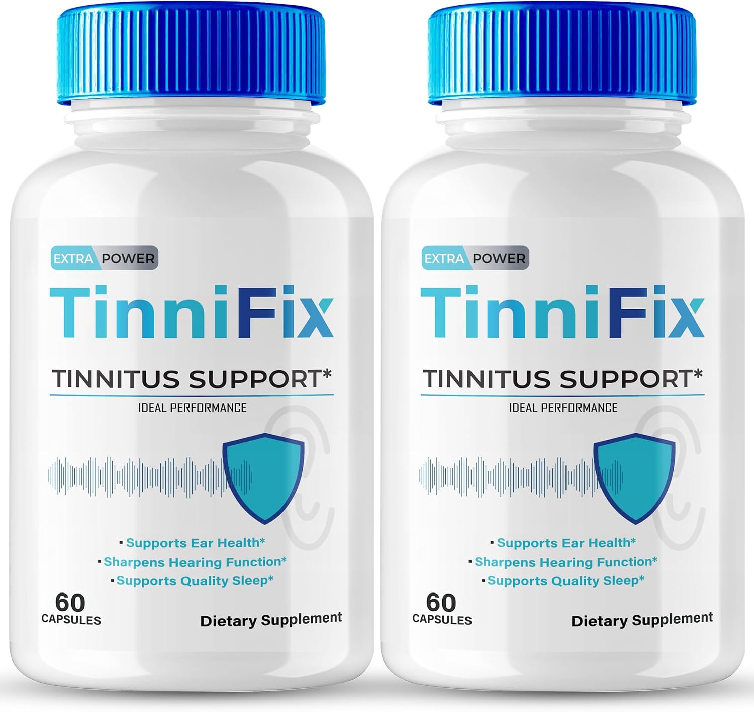 Tinnifix Tinnitus Relief for Ringing Ears Capsules - Advanced Hearing Supplement Support Formula (Pack of 2) - görsel 1