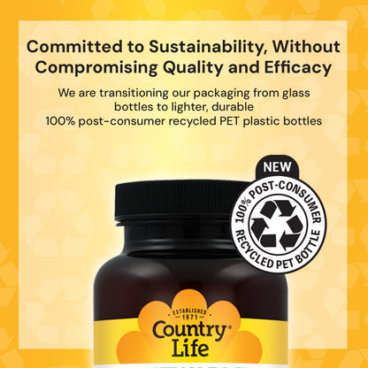 Country Life Vegan D3 5000 IU – Plant-Derived Vitamin D3 from Lichen – 60 Softgels