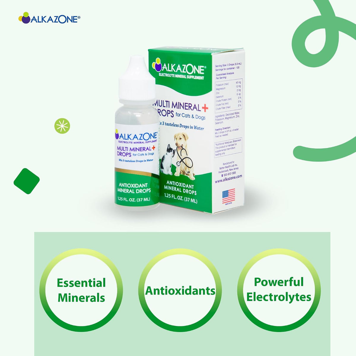 Alkazone Alkaline Multi Mineral Drops for Cats and Dogs - görsel 3