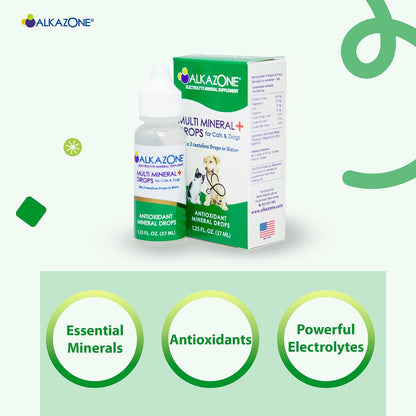 Alkazone Alkaline Multi Mineral Drops for Cats and Dogs
