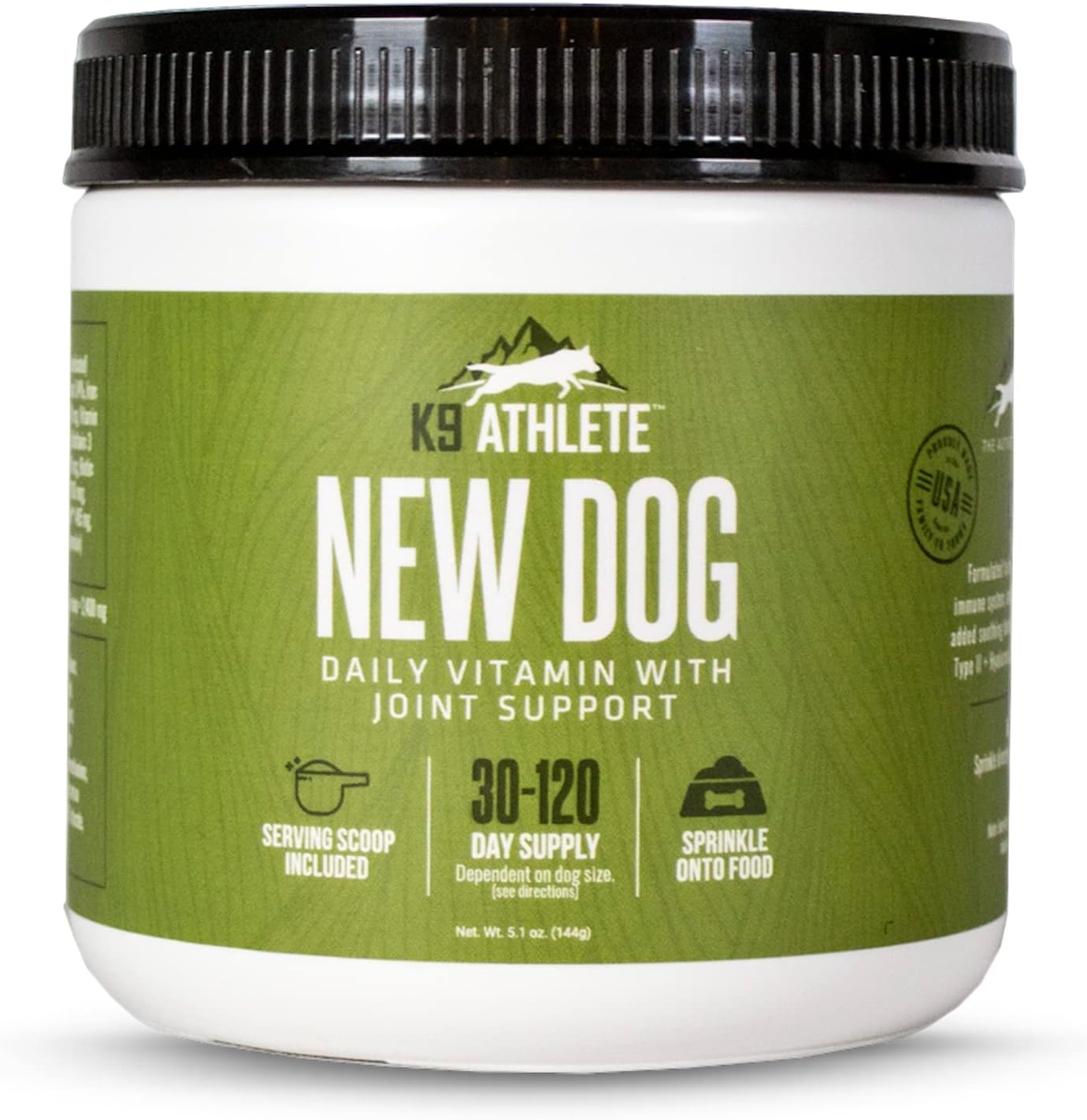 K9 Athlete - New Dog | Dog Joint Supplement & Multivitamin for Puppies and Senior Dogs - görsel 1