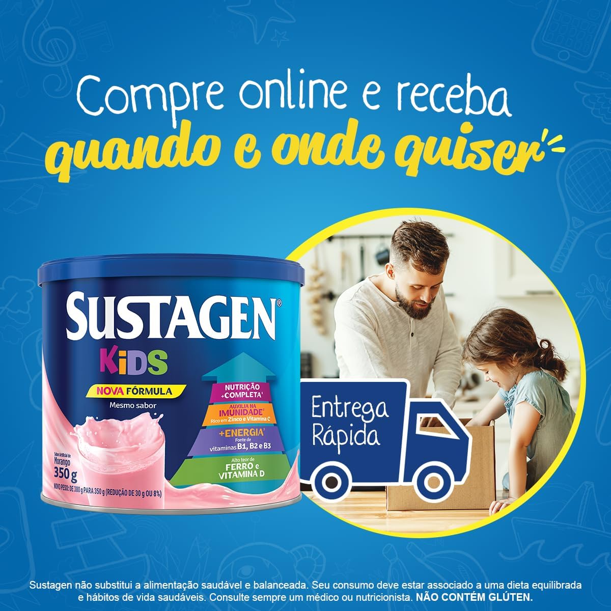 Sustagen Kids Strawberry Food Supplement 380g - görsel 6