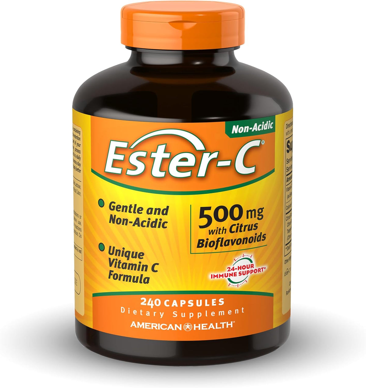 American Health Ester-C with Citrus Bioflavonoids, 500 mg, 240 Capsules - görsel 3