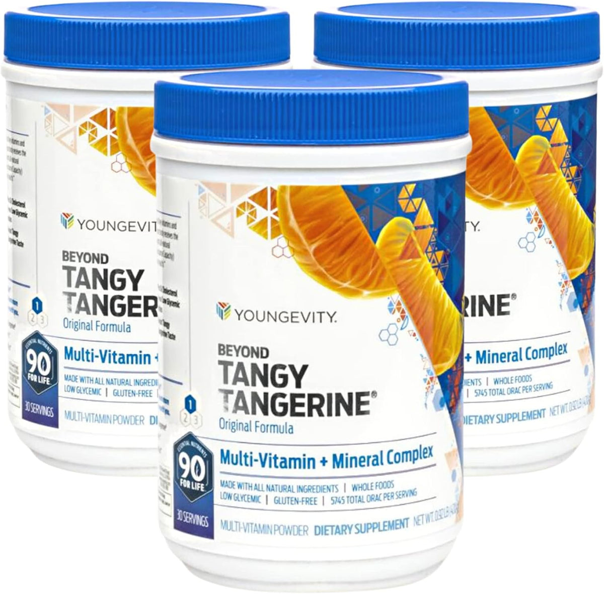 Youngevity Beyond Tangy Tangerine - Original Formula Multivitamin & Mineral Complex, 3 Pack - görsel 1