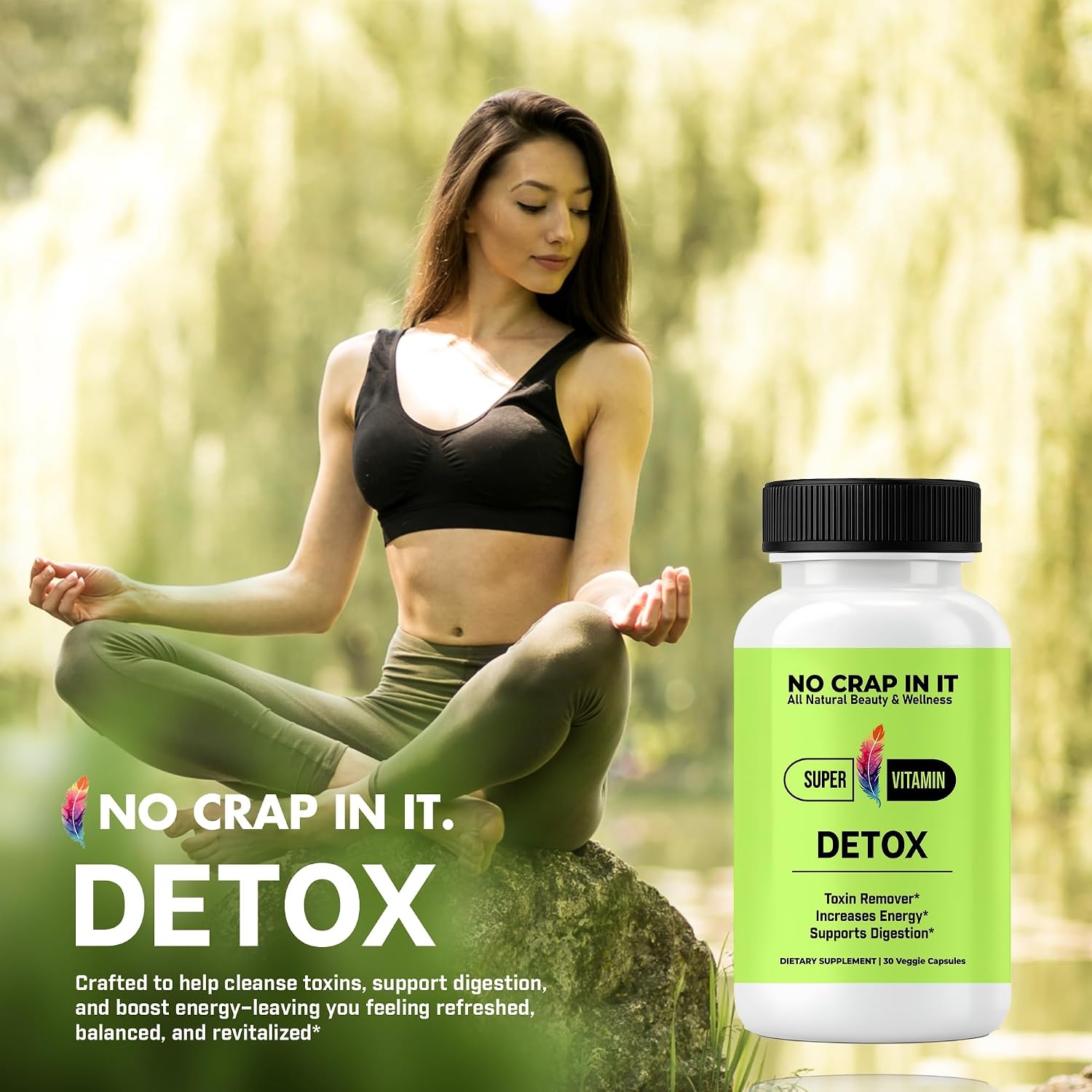 No Crap In It Detox Vitamins (30) - görsel 3