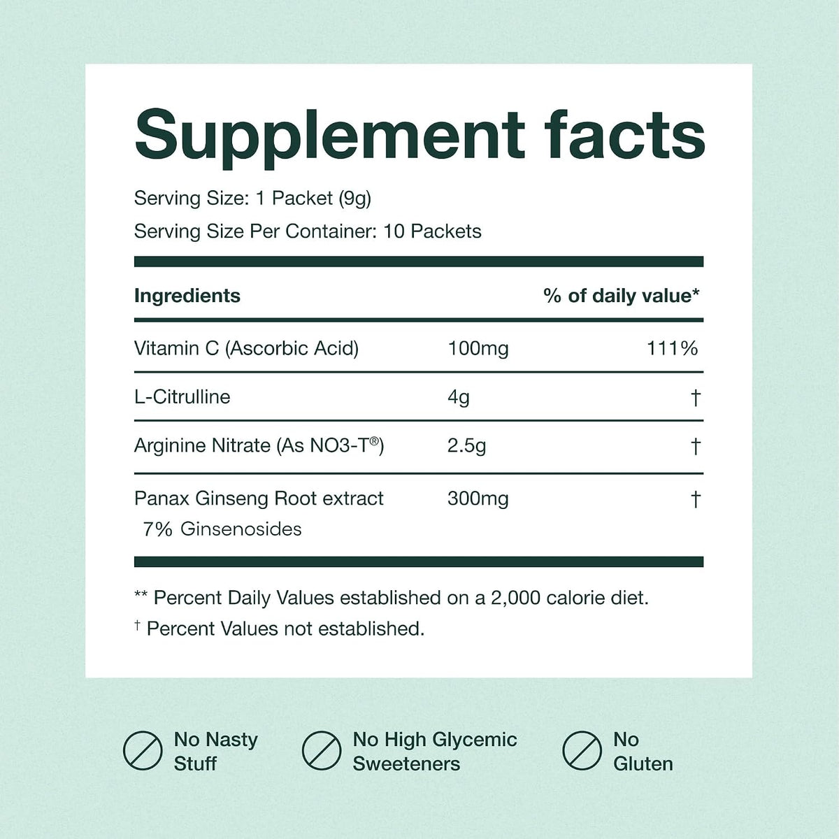 JOYMODE Performance Booster with Arginine Nitrate, L-Citrulline, Vitamin C, and Ginseng - 30 Servings - görsel 8
