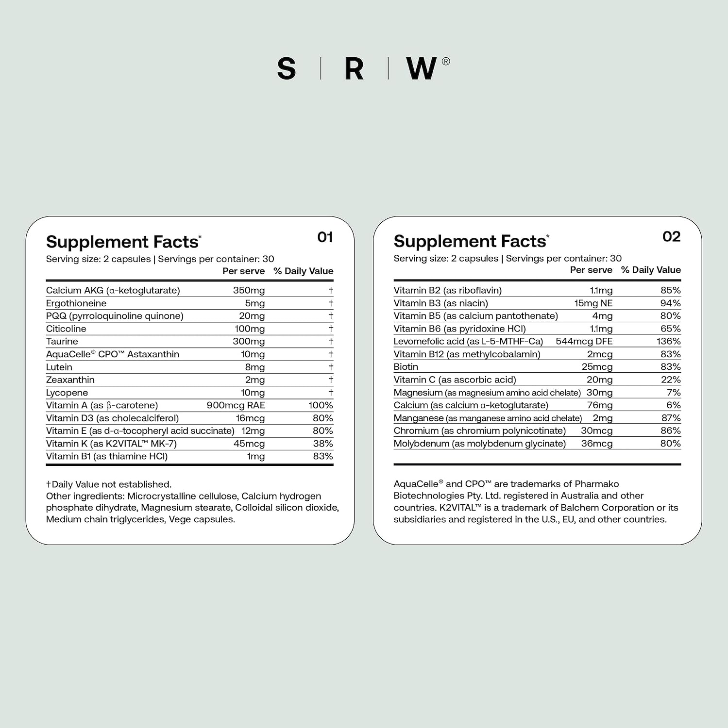 SRW Cel Essential | Wellness Supplement for Healthy Ageing | Supports Energy, Mental Performance & Muscle Health | 60 Capsules - görsel 9