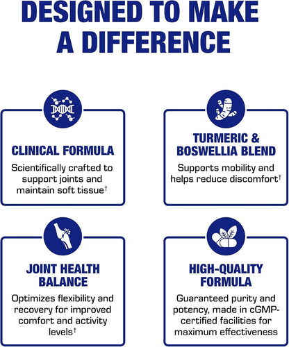 Pro ENZ Joint Support Supplement – Clinical Formula with Turmeric, Boswellia & Proteolytic Enzymes (60 Tablets)