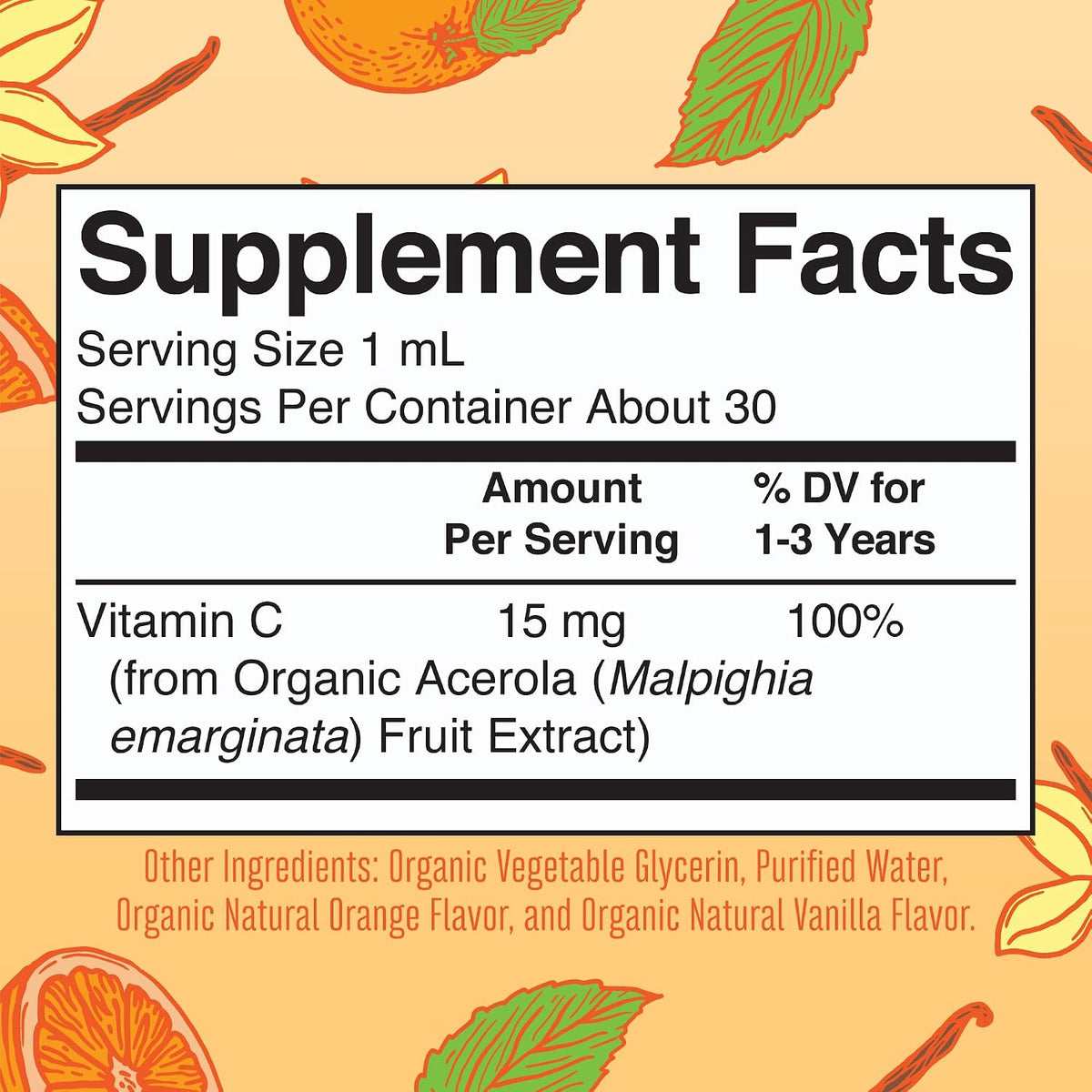 MaryRuth's Organic Toddler Vitamin C Drops - Sugar-Free, Immune Support, 15 mg, 30 Servings - görsel 2