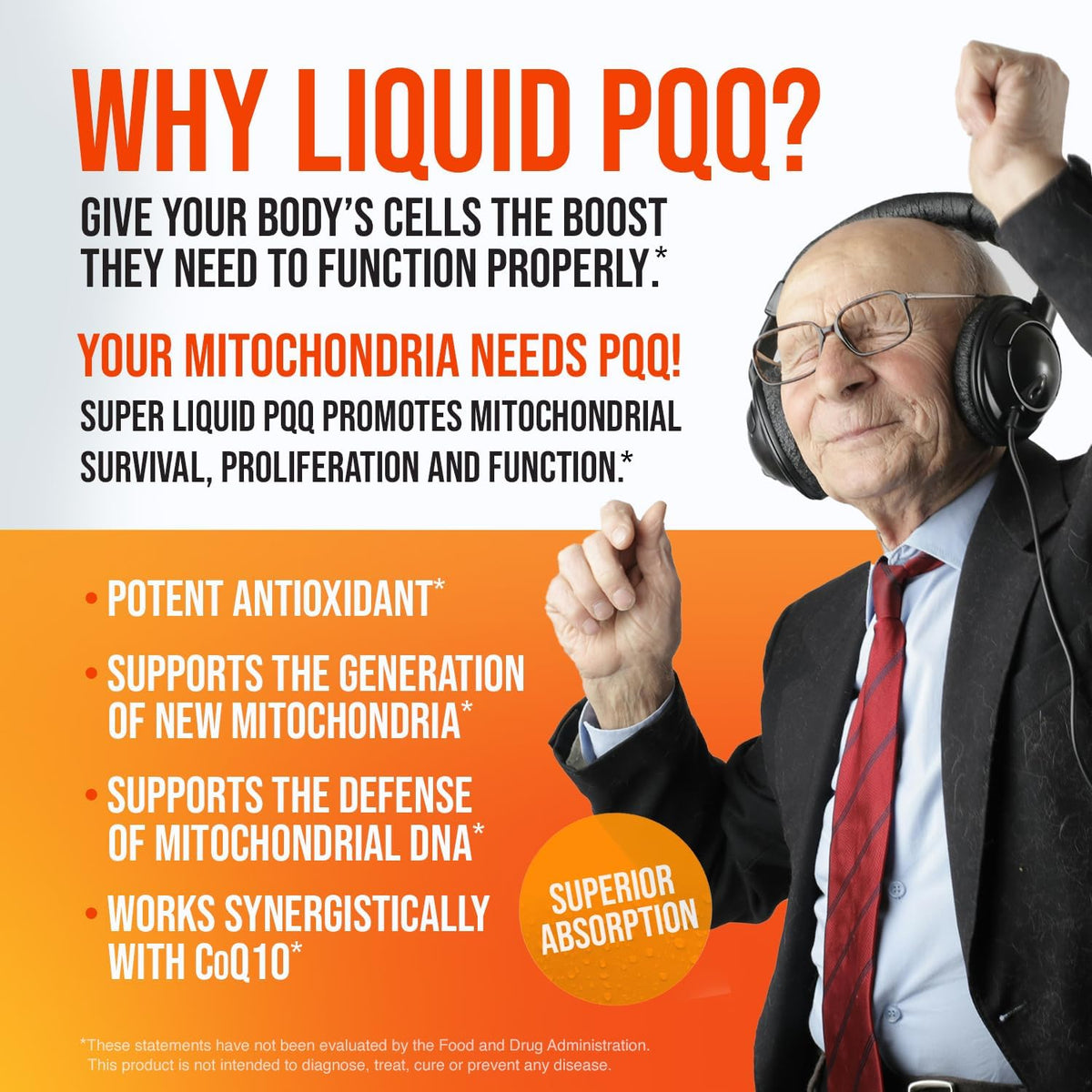 Super PQQ Liquid - Highly Absorbable Pyrroloquinoline Quinone 20mg - görsel 5