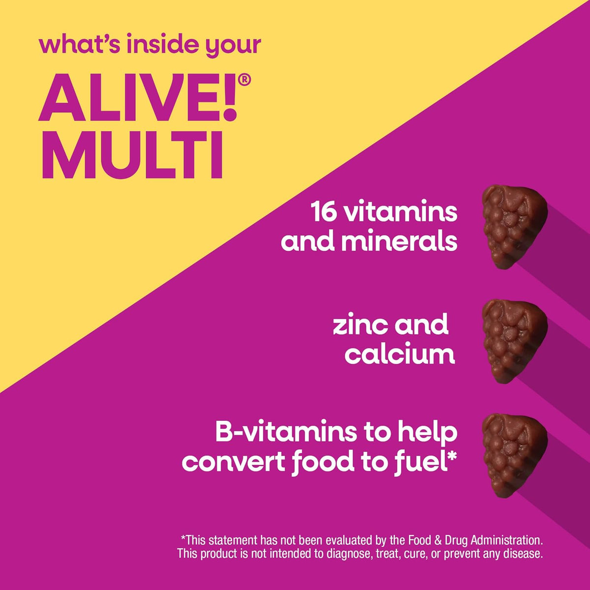 Nature's Way Alive! Women's Multivitamin Gummy, Mixed Berry, 130 Gummies - görsel 4