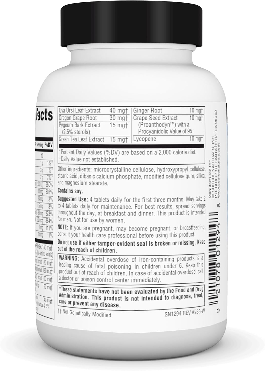 Source Naturals Prosta-Response - Prostate Health & Urinary Flow Support - 45 Tablets - görsel 3