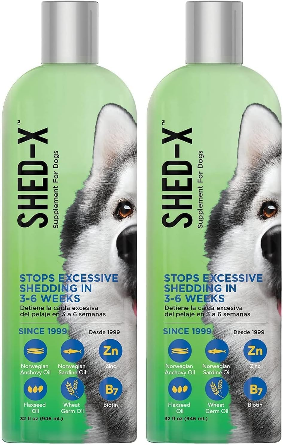 Shed-X Liquid Dog Supplement, 473ml – 100% Natural – Helps Control Excessive Shedding with Omega-3 Fish Oil - görsel 9