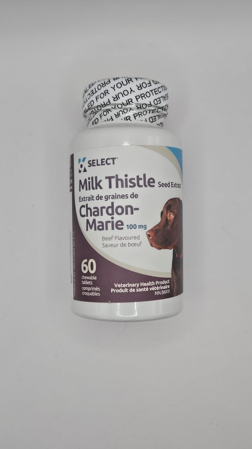 K9 Select Milk Thistle Dog Liver Supplement – 100mg, 60 Beef-Flavoured Tablets - görsel 7