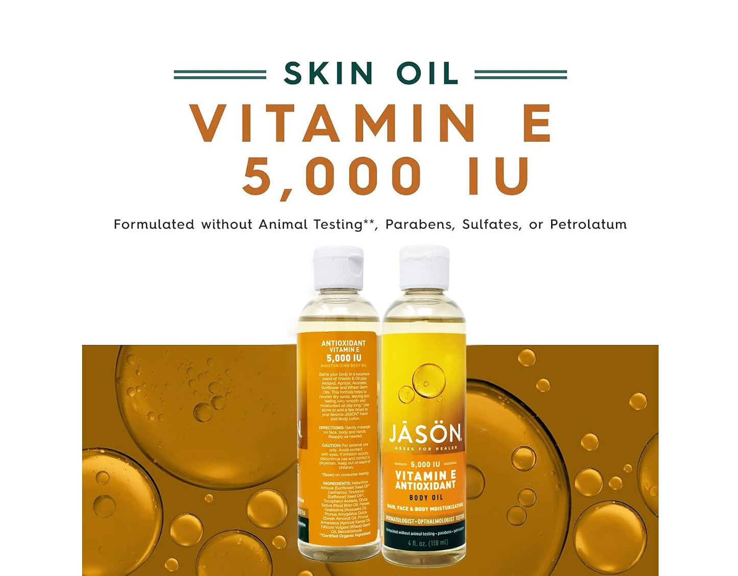 JĀSÖN Vitamin E Oil 5000 IU - görsel 4