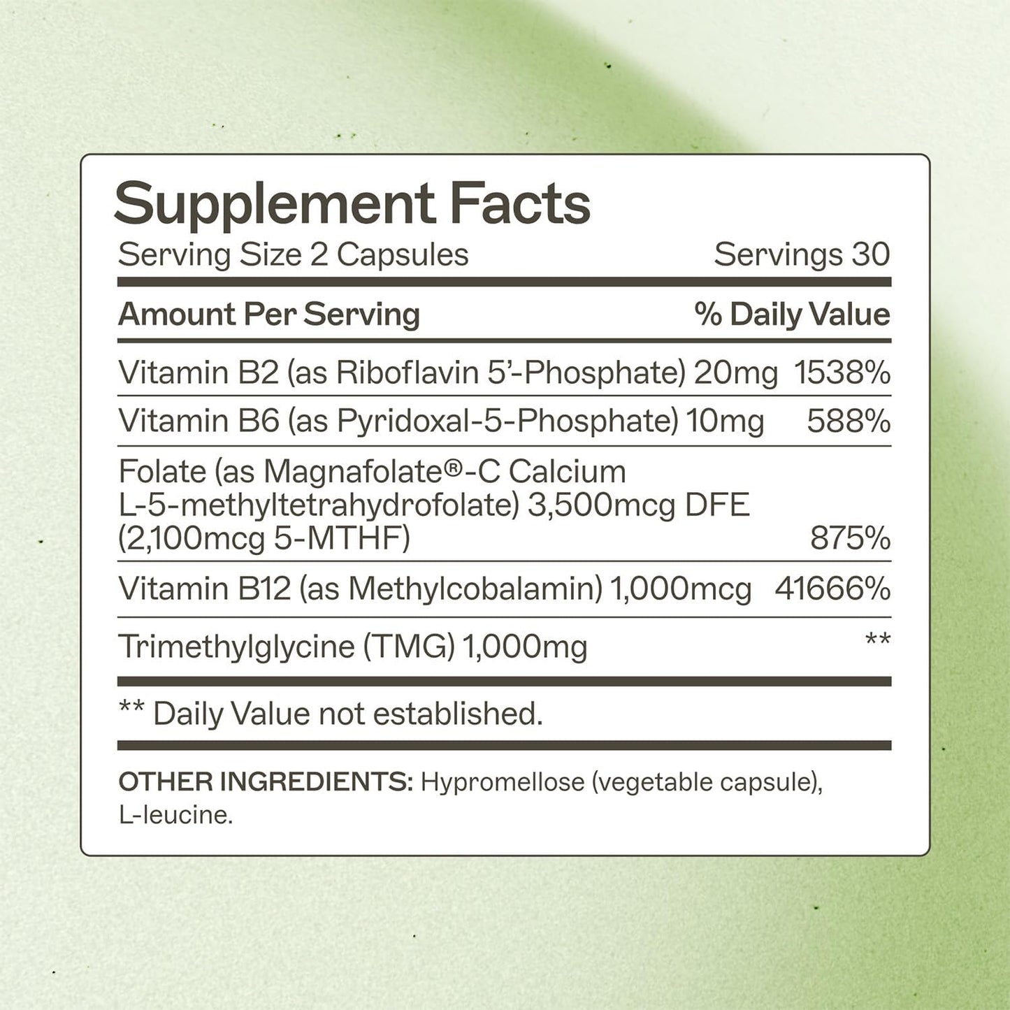 Amy Myers MD Methylation Support - MTHFR Supplement with Methylated B Vitamins, 60 Capsules - görsel 2