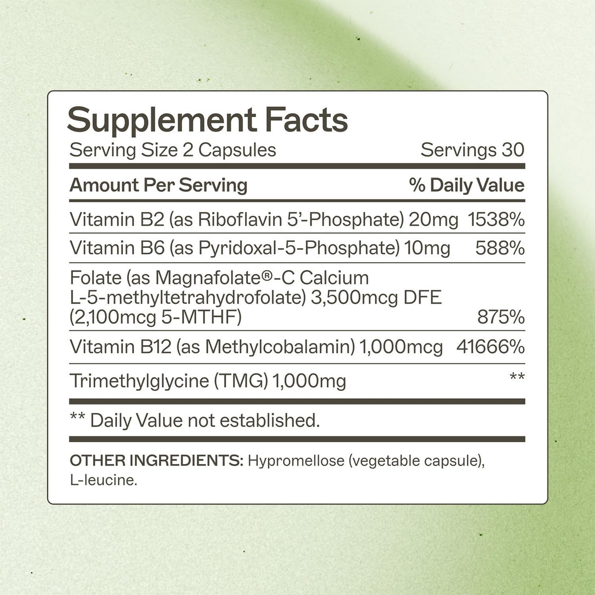 Amy Myers MD Methylation Support - MTHFR Supplement with Methylated B Vitamins, 60 Capsules - görsel 2