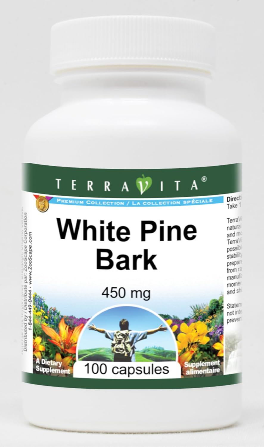 White Pine Bark - 450 mg (100 Capsules) - görsel 1