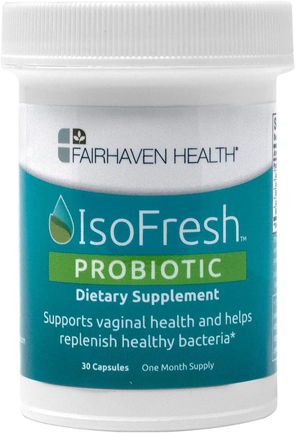 Fairhaven Health IsoFresh Vaginal Probiotics for Women – Supports Healthy pH Balance & Vaginal Flora