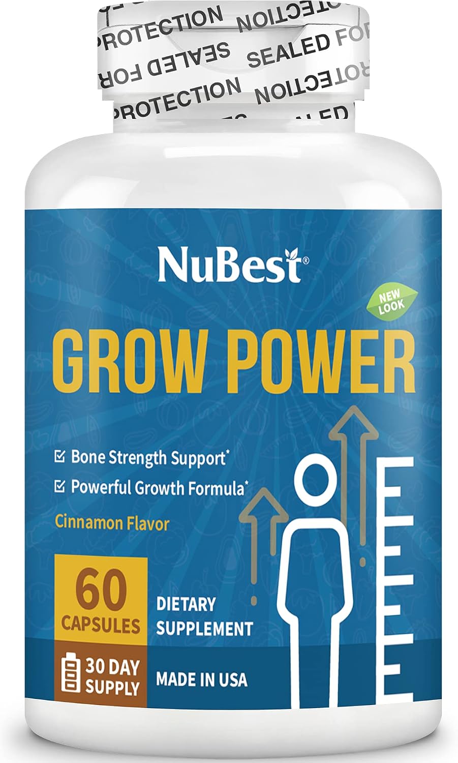 NuBest Grow Power - Calcium, Magnesium, Vitamin D3, Zinc & Multivitamin Supplement for Ages 10+ - görsel 7