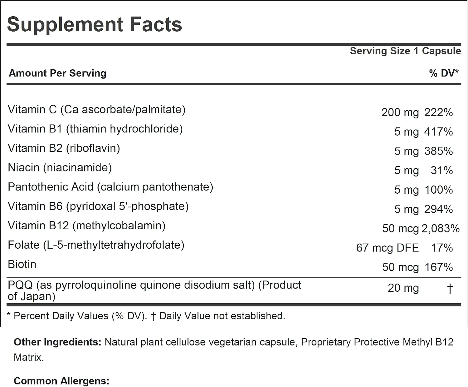 ANDREW LESSMAN PQQ 20mg – 60 Capsules - görsel 2