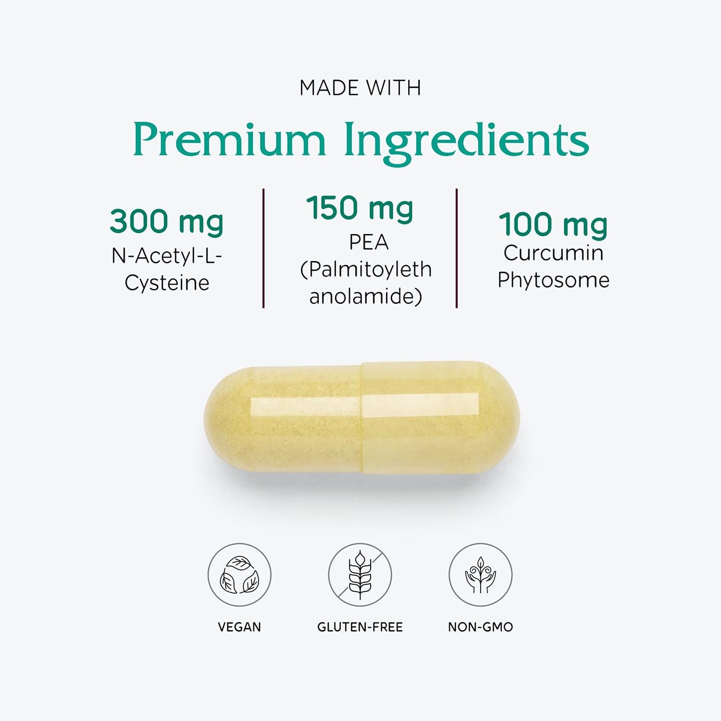Vitanica NAC-Pea Extra, Vegan, 90 Capsules - görsel 4