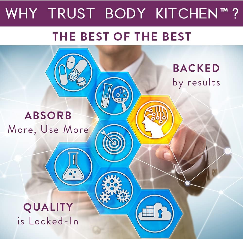 Body Kitchen Liposomal Vitamin C Shield – 1000mg PureWay-C, High Absorption, Non-GMO, 60 Veggie Caps - görsel 6
