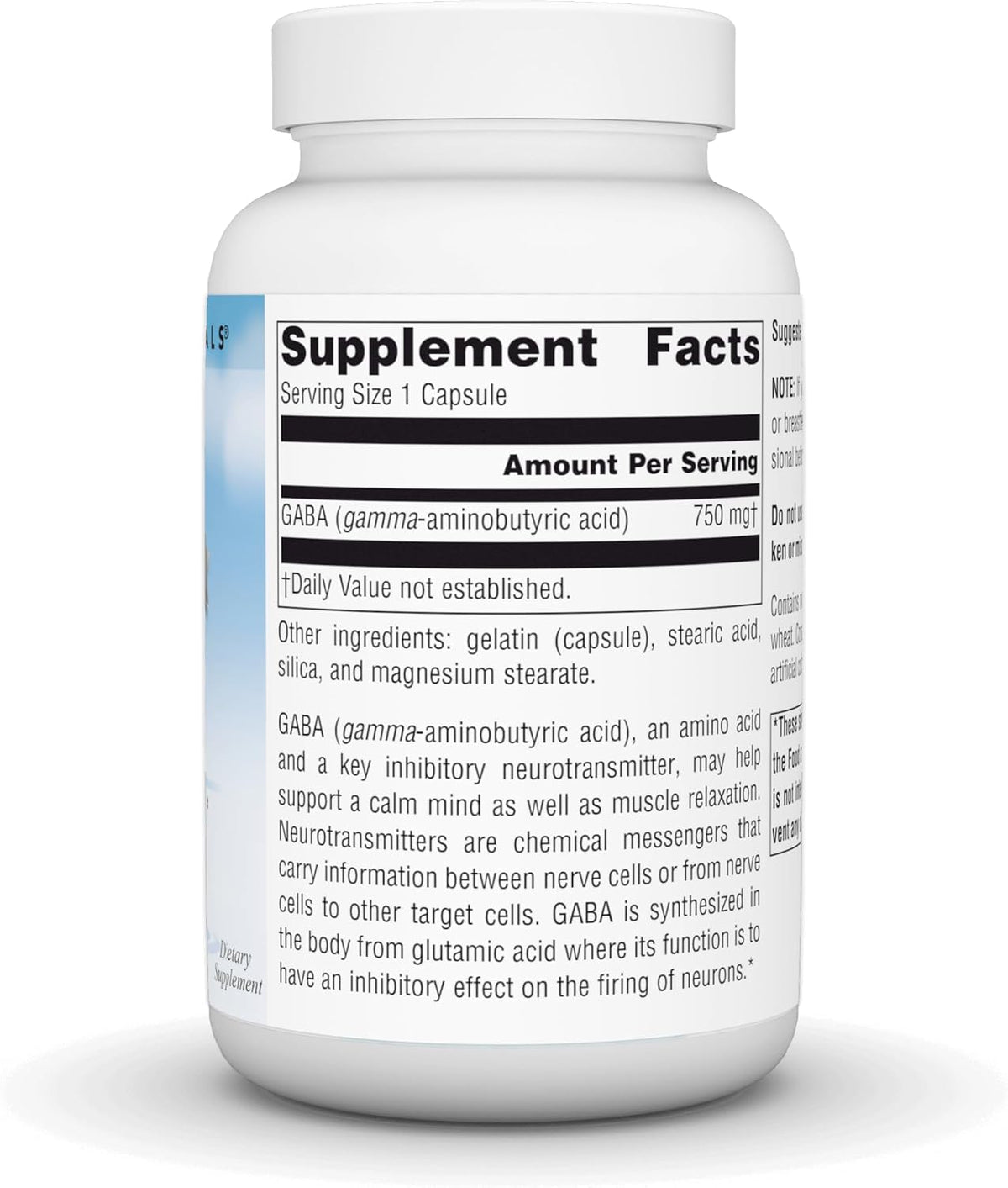 Source Naturals Serene Science GABA 750mg – 90 Capsules - görsel 3