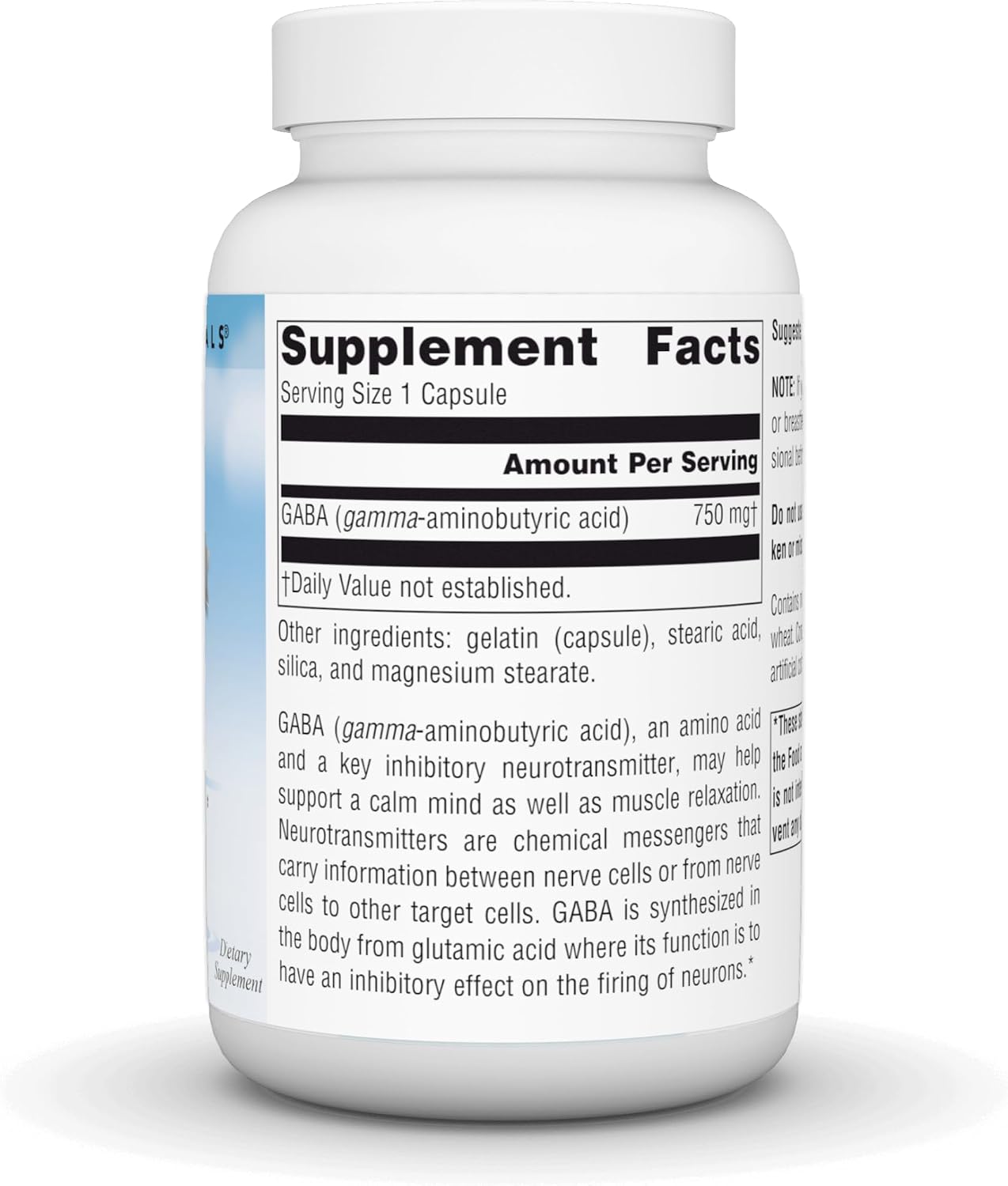 Source Naturals Serene Science GABA 750mg – 90 Capsules - görsel 3