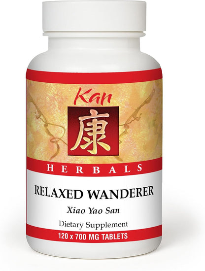 Kan Herbs Relaxed Wanderer Tablets – Traditional Chinese Herbal Blend (300 Tablets)