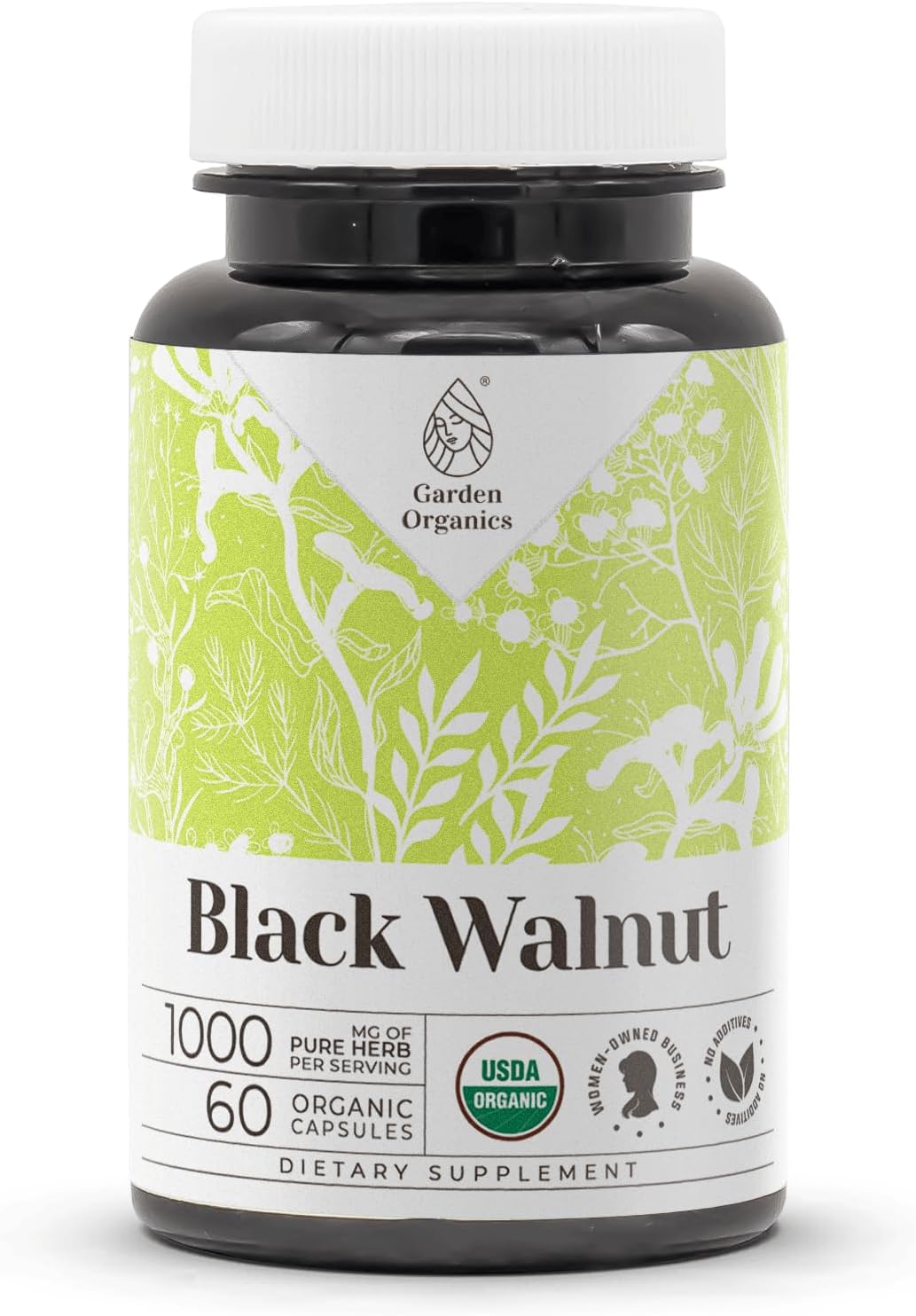 Black Walnut USDA Organic Alcohol-Free Extract | High-Potency Tincture | Certified Organic Black Walnut (Juglans Nigra) Dried Hull (4 oz / 118 ml) - görsel 7