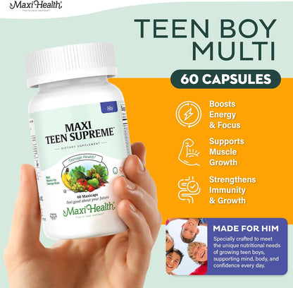 Teen Multivitamin Supreme for Boys 12-17 – 60 Tablets