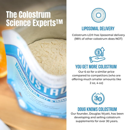 Colostrum-LD Liposomal Colostrum Powder, Vanilla, 340 g (68 Servings)