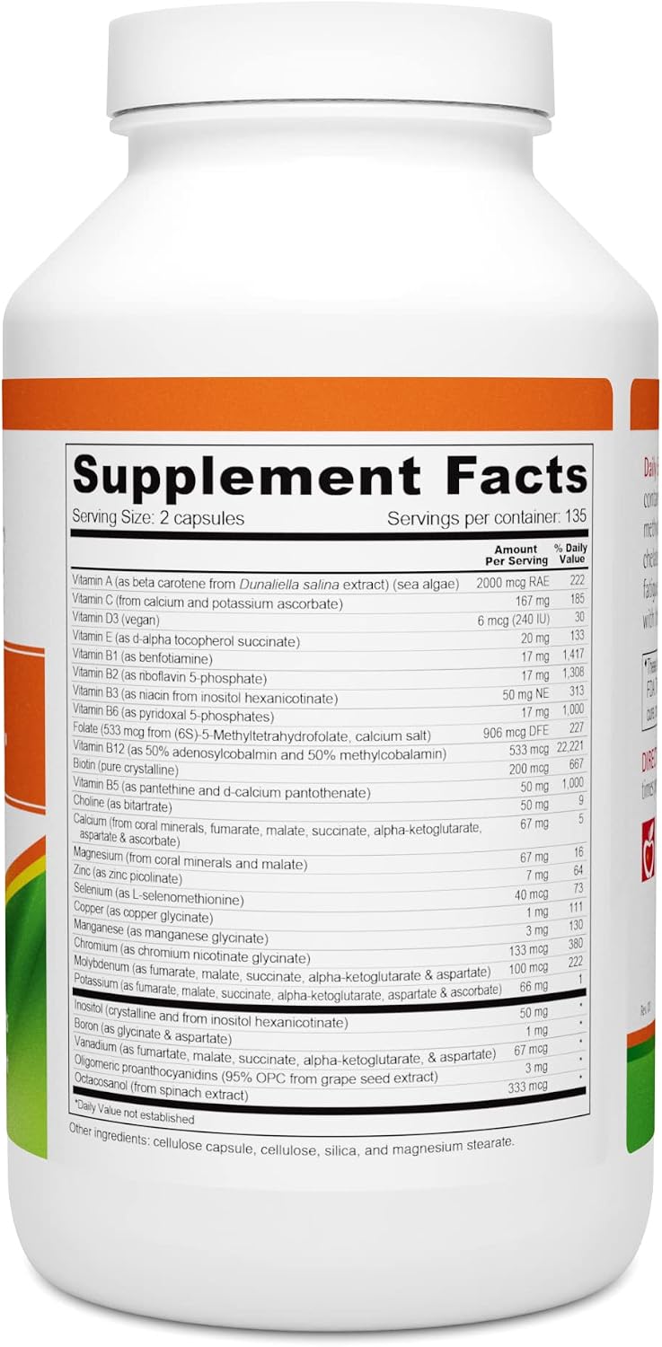 Wellness Resources Daily Energy Multivitamin - 270 Capsules - görsel 5