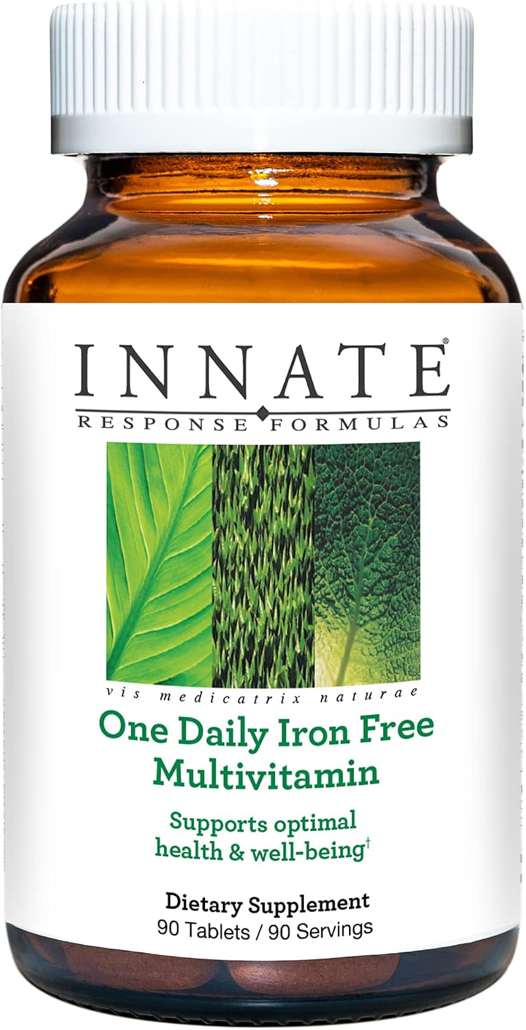 INNATE Response Formulae One Daily Multivitamin - Iron Free, for Men and Women, 60 Tablets - görsel 1
