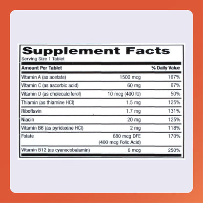 Rugby Daily-Vite Multivitamin – Daily Vitamin Supplement – 100 Tablets (2 Pack)