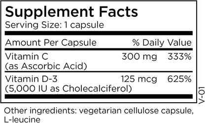 MethylPro Vitamin D3 5,000 IU – 125 mcg, 90 Capsules