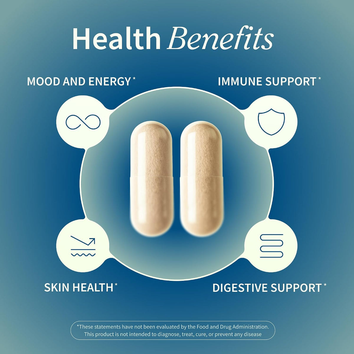 Snap Supplements Irish Sea Moss with Bladderwrack, Burdock Root & Iodine – Natural Sea Moss Supplement for Gut Health, Energy & Healthy-Looking Skin, 60 Vegan Capsules - görsel 5