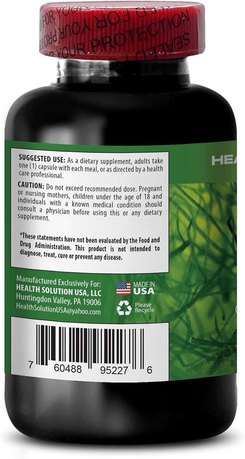 Klamath Blue Green Algae Capsules – 500mg, 60 Capsules (2-Pack) - görsel 3