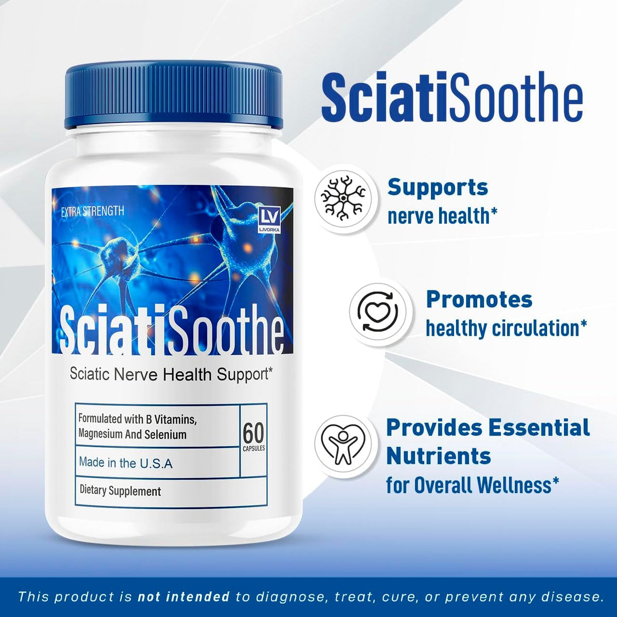 Sciatisoothe - Food Supplement, 60 Capsules - görsel 2