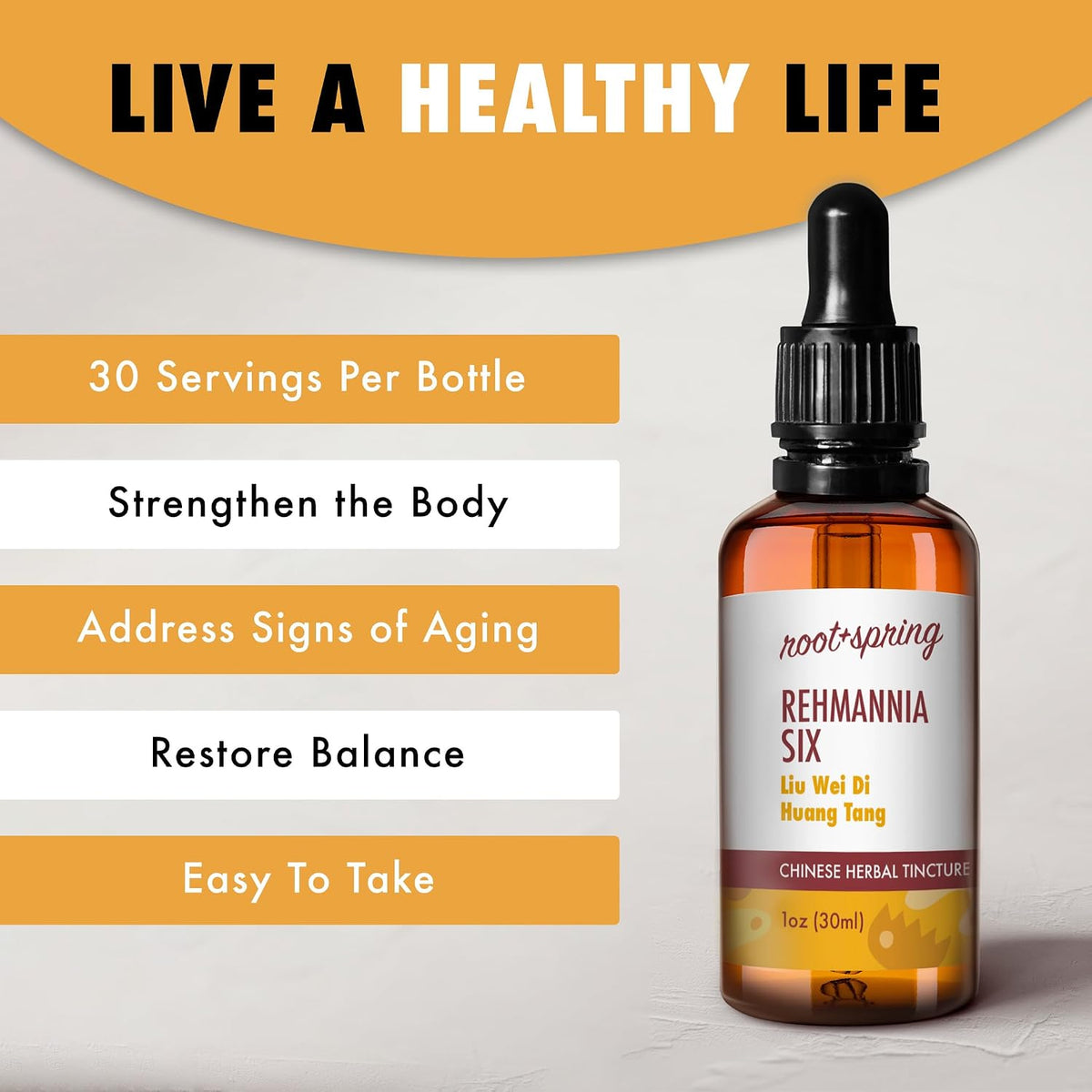 Rehmannia Six - Liu Wei Di Huang Tang - Herbal Tincture (Liquid Extract) - Natural TCM Herb Blend, 30 ml - görsel 4
