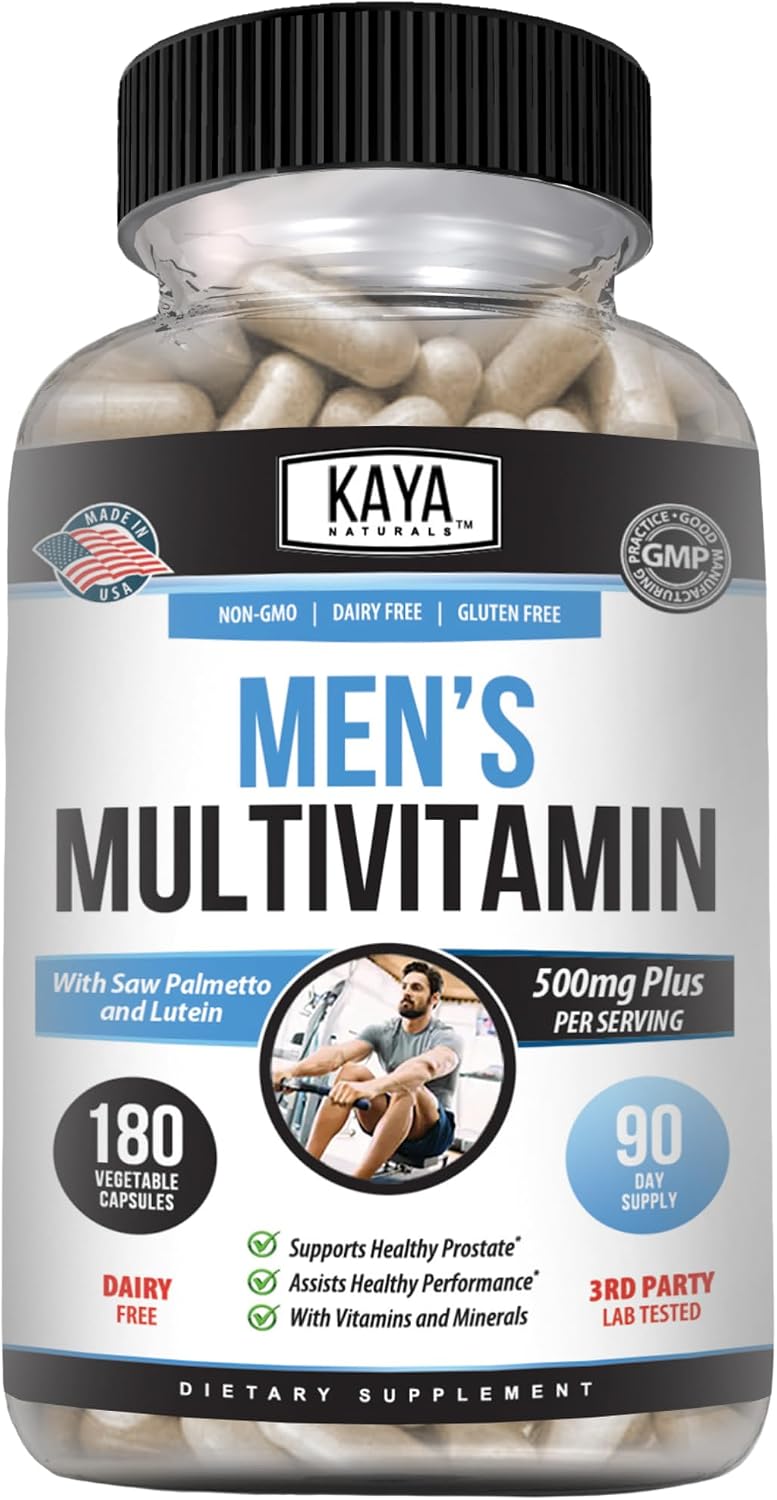 Kaya Naturals Multivitamin for Men, Prostate Support, 30 Vegetable Capsules - görsel 10