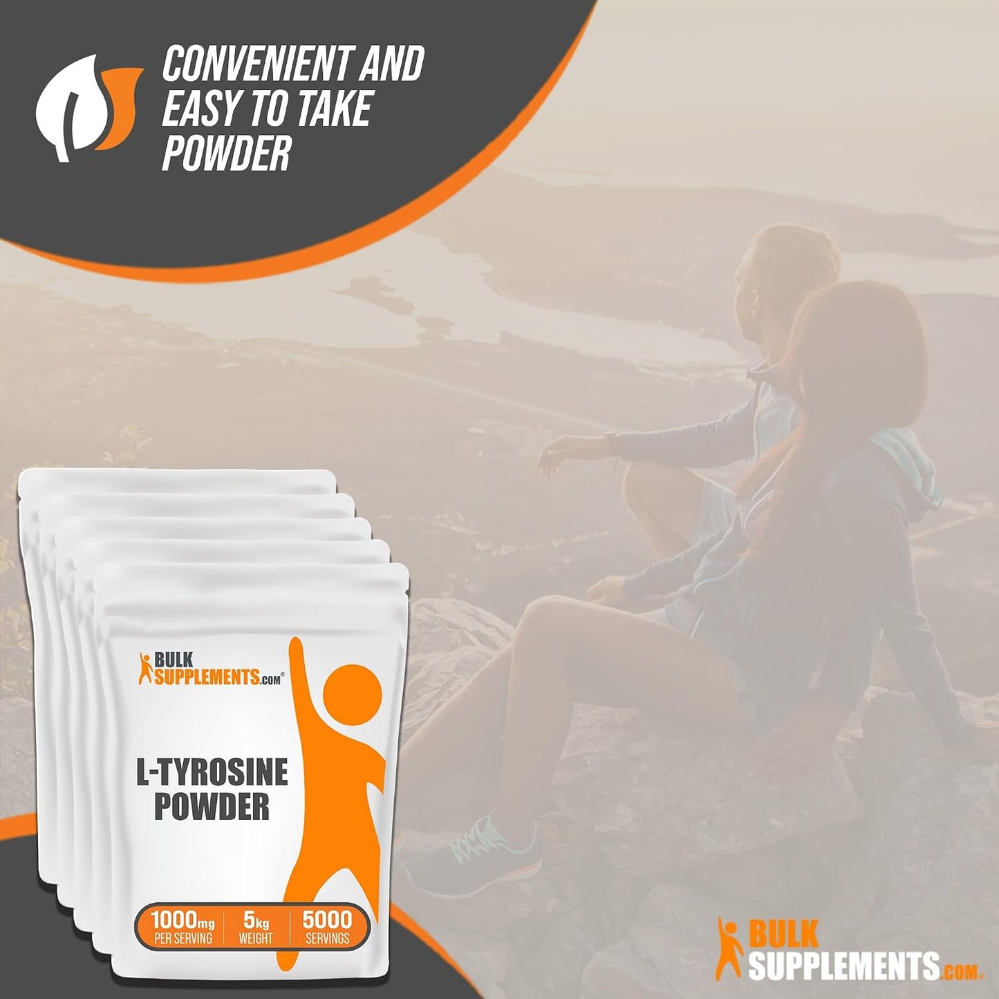 BulkSupplements L-Tyrosine Powder – 5kg, Unflavoured, Gluten-free, 500mg per Serving - görsel 6