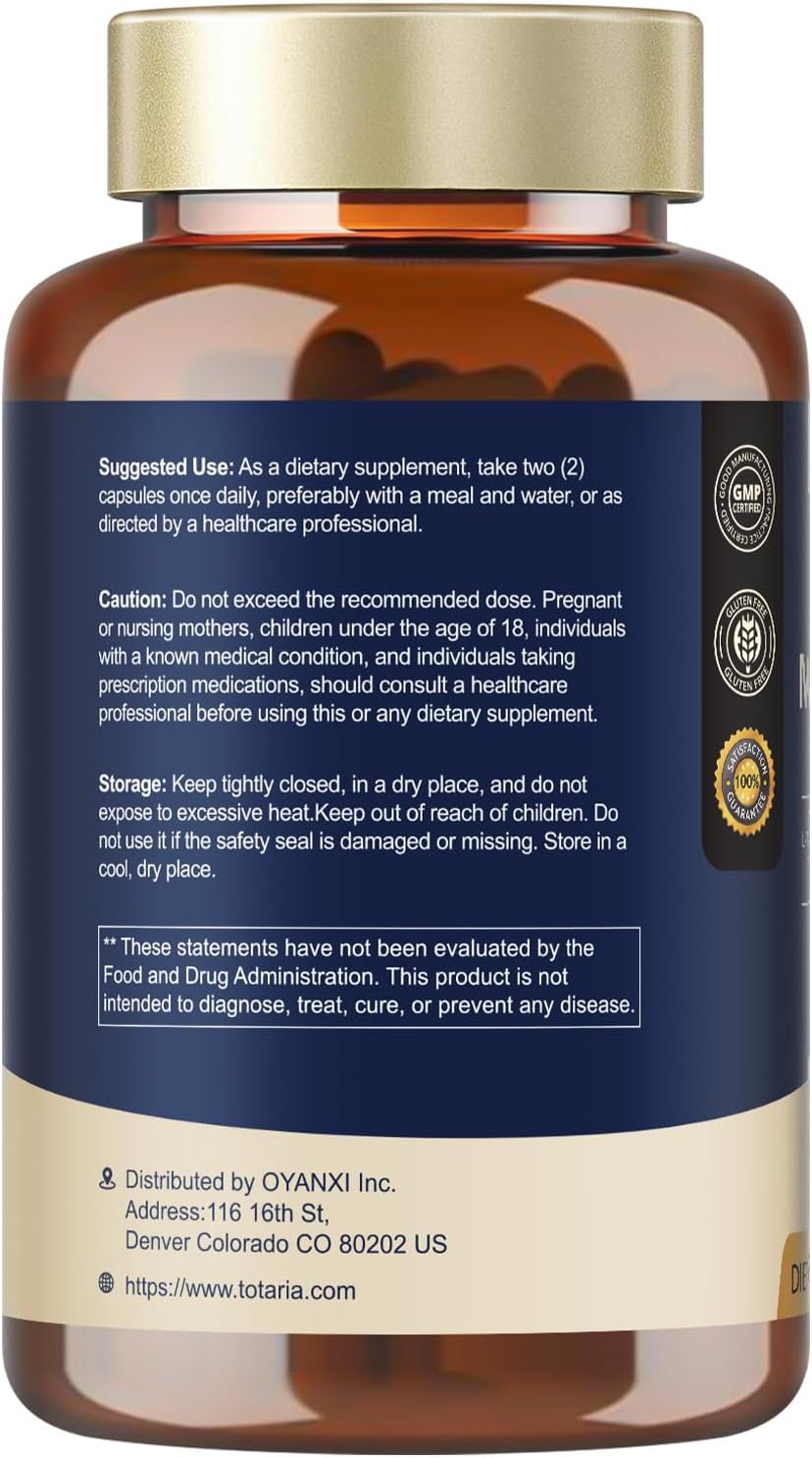 25 in 1 Brain Supplements for Memory and Focus - Nootropic Cognitive Support with L-Tyrosine, Bacopa Monnieri, Ginkgo Biloba, Alpha GPC - Non-GMO, Gluten-free - görsel 8