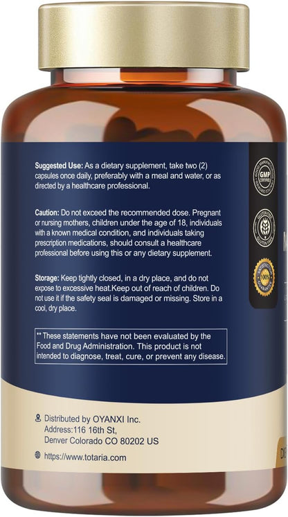 25 in 1 Brain Supplements for Memory and Focus - Nootropic Cognitive Support with L-Tyrosine, Bacopa Monnieri, Ginkgo Biloba, Alpha GPC - Non-GMO, Gluten-free
