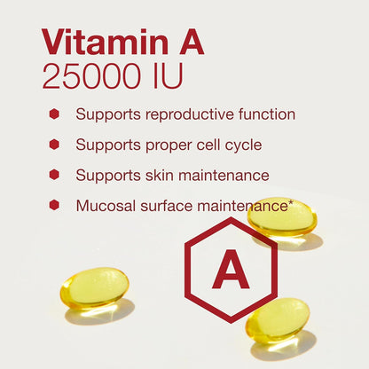 Protocol for Life Balance Vitamin A 25,000 IU – 100 Softgels