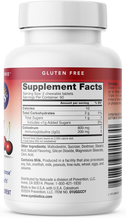 Symbiotics Colostrum Plus Chewables