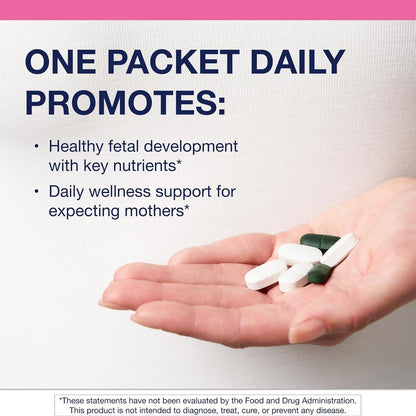 Metagenics Fem Prenatal: Prenatal Vitamin and Mineral Packs with Folate, Choline, Iron and Biotin