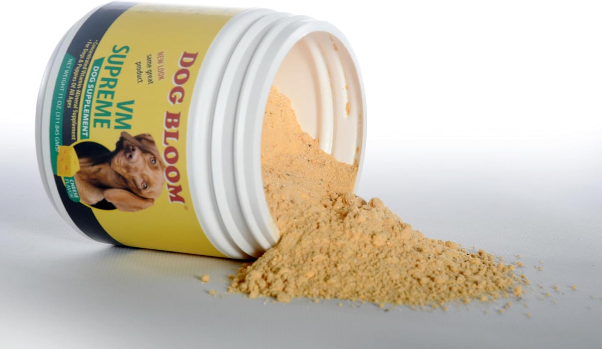 Dog Bloom VM Supreme - Vitamin & Mineral Supplement for Dogs - Real Cheese Flavour (2.27 kg) - görsel 2